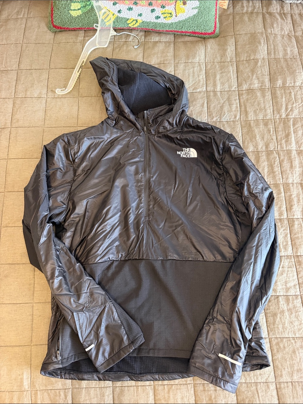 The North Face Black Lightweight Hooded Anorak Jacket